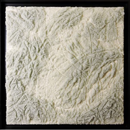 "MATERIOGRAPHY" n°211 Verre sur Blanc 60x60cm