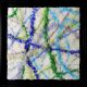  "MATERIOGRAPHY" n°232 Murano 30x30cm