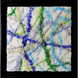  "MATERIOGRAPHY" n°232 Murano 30x30cm