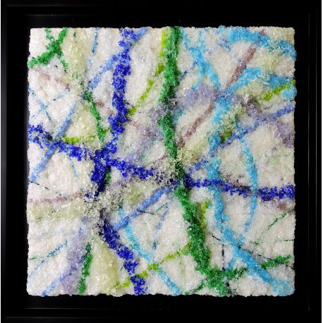  "MATERIOGRAPHY" n°232 Murano 30x30cm