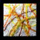 "MATERIOGRAPHY"n°233 Murano 30x30cm