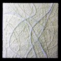 "MATERIOGRAPHY"n°228 Verre sur Blanc 60x60cm