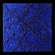 «MATERIOGRAPHY»n°235 Glass on Blue 19,7in.x19,7inches.